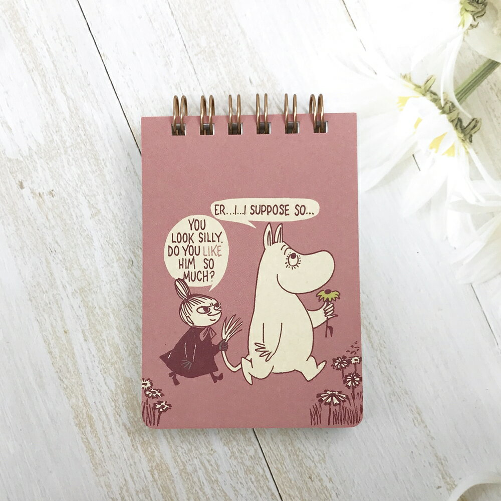 日本製 moomin 嚕嚕米 北歐風 口袋式 A7 筆記本｜小鶴日貨