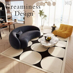 全新 簡約現代地毯 客廳茶幾毯 輕奢高級復古地毯 北歐ins風黑白臥室地墊