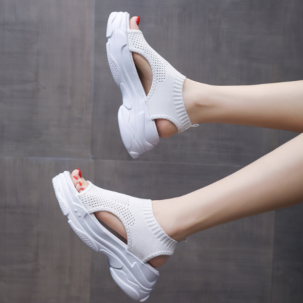 35-40 女鞋 洞洞鞋 厚底涼鞋 增高鞋 魚口鞋 羅馬鞋 女涼鞋 厚底鞋 鬆糕鞋 小碼鞋 大碼涼鞋 櫻桃嚴選 5