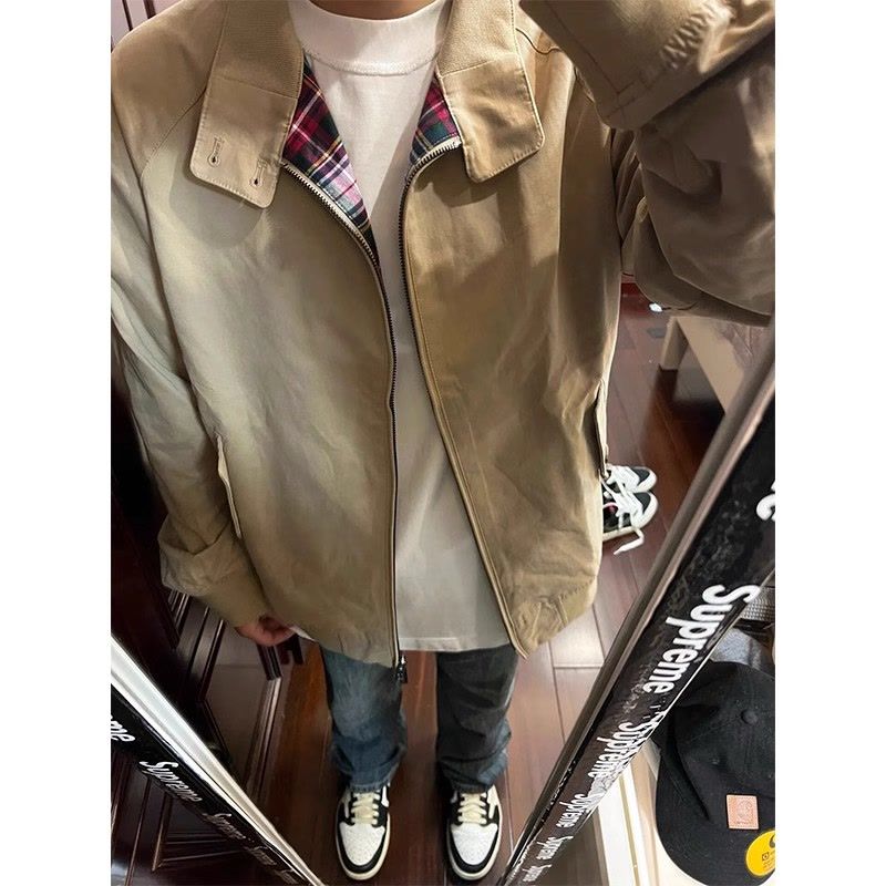 美式復古vintage底特律工裝夾克oversize時尚國潮高街飛行員外套-貼心家居