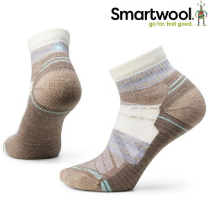 Smartwool Hike 女款 輕量減震印花低筒襪/美麗諾羊毛襪 SW001579 100 自然白