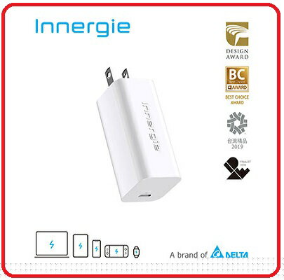 Innergie 台達電 ADP-60BW BTA-1 60C Pro摺疊版60瓦 USB-C 萬用充電器 無線單顆版