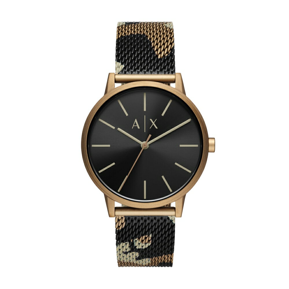 送禮首選★A│X Armani Exchange 簡約軍風時尚米蘭腕錶-迷彩-AX2754-45mm    附提袋【全館滿額折價★APP下單跨店最高22%點數回饋】