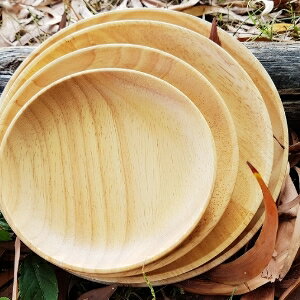 美麗大街【107051608】橡膠木 原木圓盤組 4個一組 (中款)