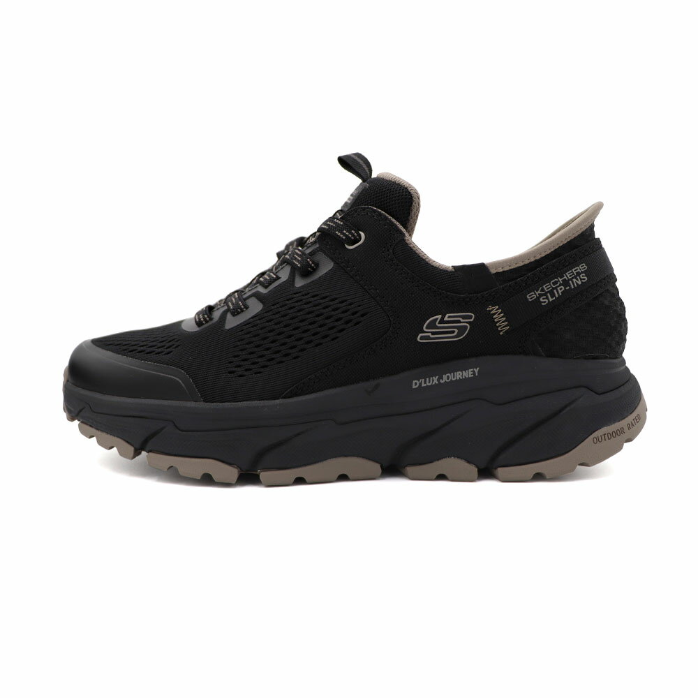 【全館滿額折】 Skechers Slip-ins 黑咖 網布 瞬穿 休閒 運動鞋 男款 B5667【新竹皇家237195BKTP】