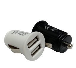 ENCO雙輸出 USB車用充電器 1A+2A雙輸出 台灣製造 12V 電壓之車輛適用