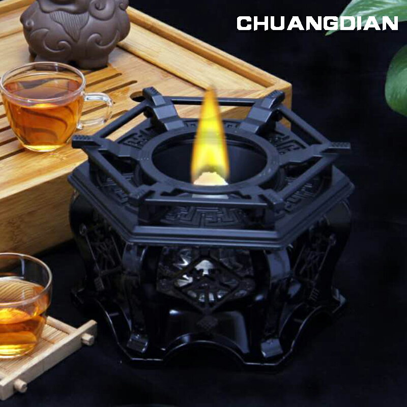 創典茶具酒精茶爐玻璃茶壺耐高溫花茶壺功夫煮茶爐咖啡茶道配件