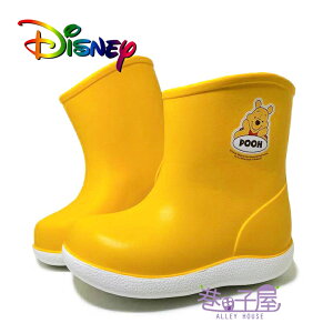 DISNEY迪士尼 童鞋 小熊維尼 超質感 雙色 輕量雨鞋 雨靴 [521226] 黃 MIT台灣製造【巷子屋】