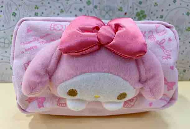 【震撼精品百貨】My Melody 美樂蒂 Sanrio 美樂蒂化妝包-立體趴著#26180 震撼日式精品百貨