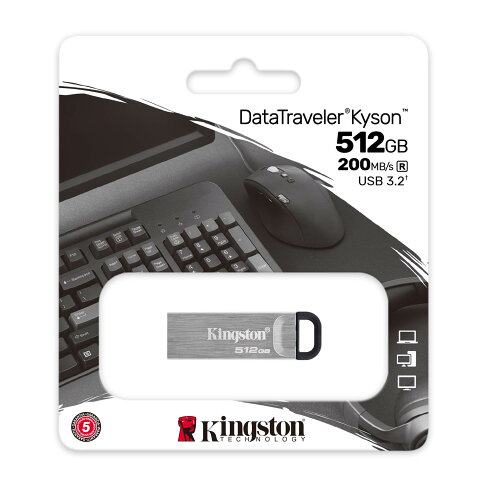 Kingston 512GB 512G【DTKN/512GB】DataTraveler Kyson USB 3.2 金士頓 隨身碟|APP賺6%點數回饋 1