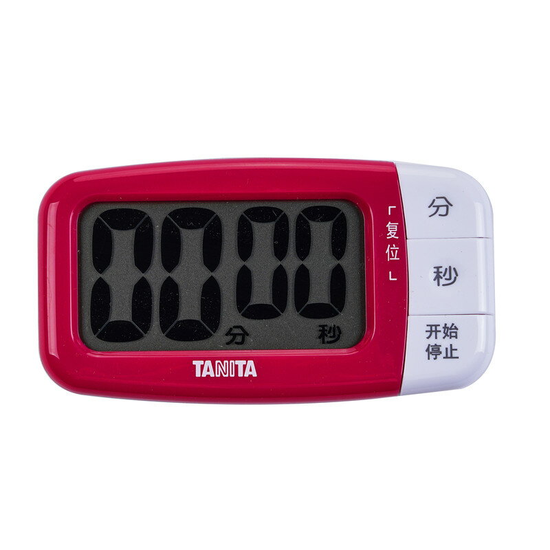 日本TANITA百利達廚房計時器定時器學生提醒倒計時器大聲TD-394-