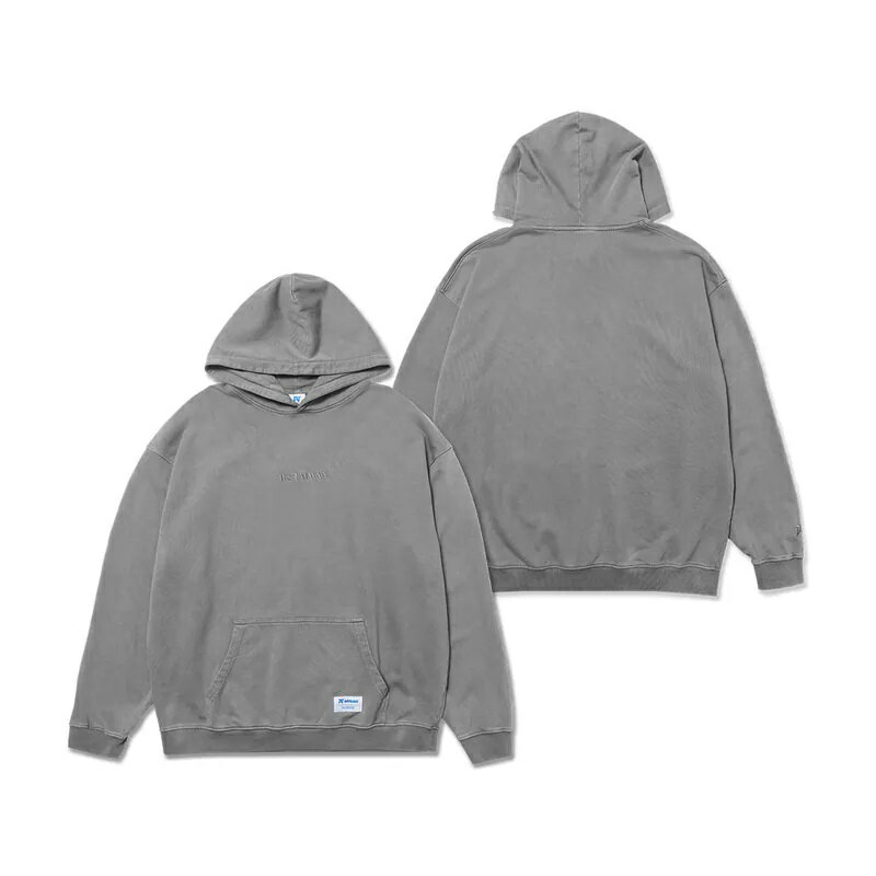 【毒】限量預購-台灣運動品牌 DA VILLAGE It’s TAIWAN電繡水洗帽TEE｜淺灰[預計2月底前出貨]