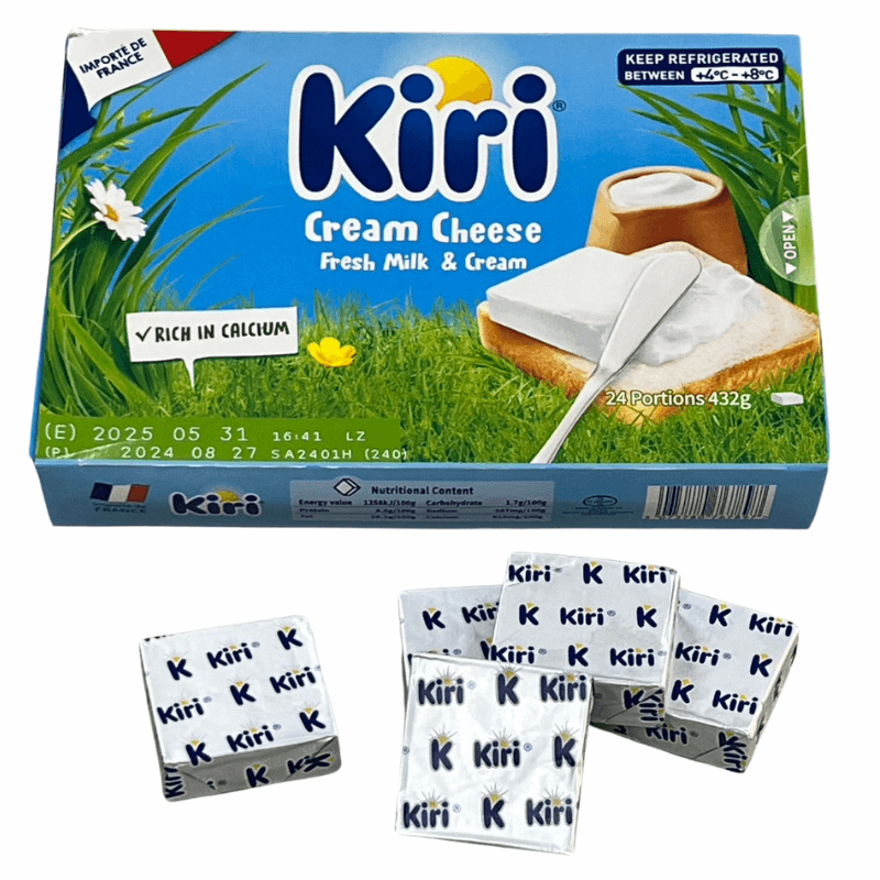 《AJ歐美食鋪》★短效期優惠價★ 法國 KIRI迷你乾酪點心 cream cheese 下午茶 烘焙 抹醬