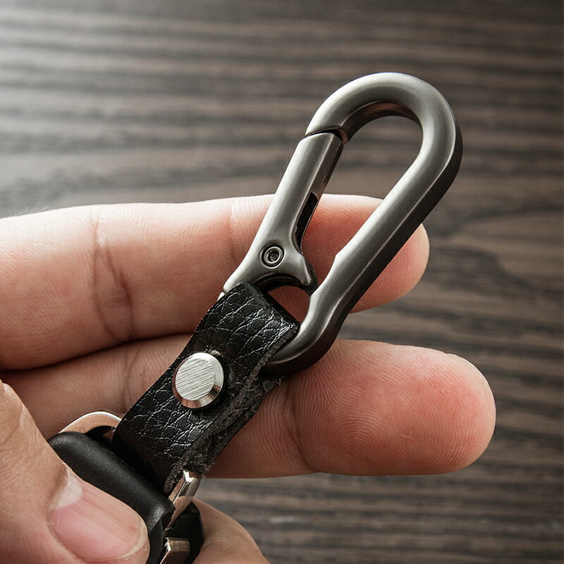 汽車遙控器鑰匙扣 男士腰掛鑰匙圈環 創意簡約鑰匙鏈