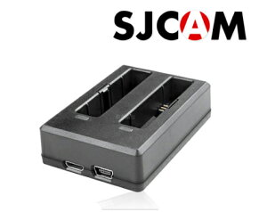 SJCam原廠配件_A10雙槽座充(USB) (不挑色/款)【EG-ZSU2A】【不囉唆】