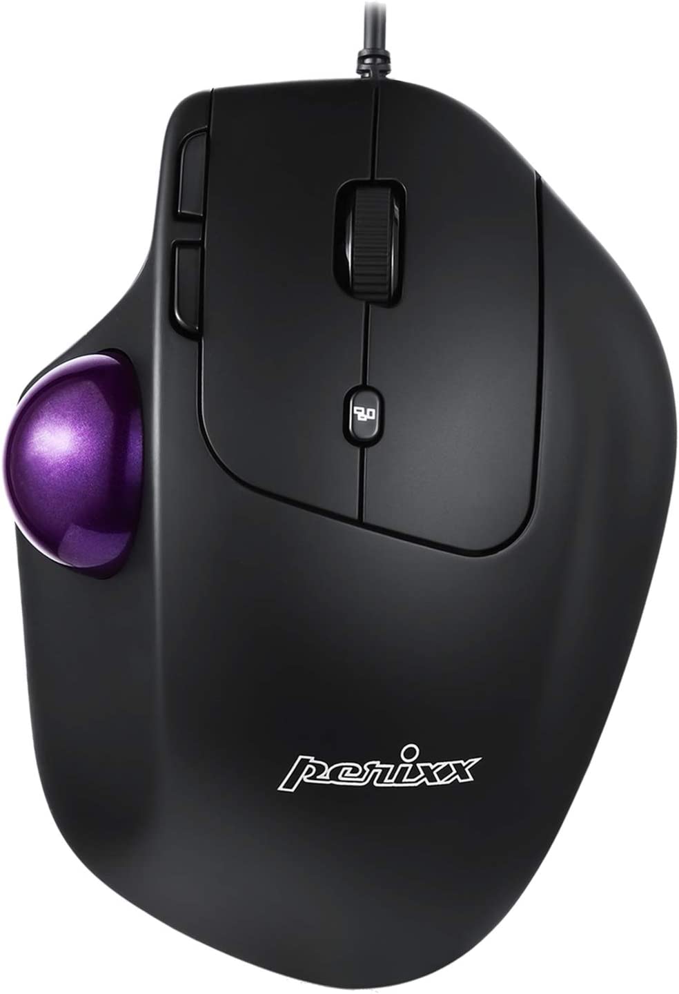 【日本代購】‎Perixx 有線軌跡球滑鼠 PERIMICE-520 黑色