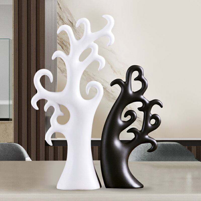 創意北歐家居裝飾品陶瓷擺件簡約現代客廳酒柜室內辦公桌工藝擺設