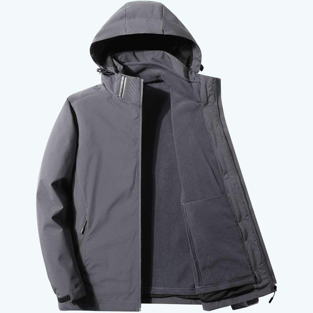 三合一戶外衝鋒衣外套男 衝鋒衣男三合一可拆卸登山服外套女防風防水棉服運動風衣