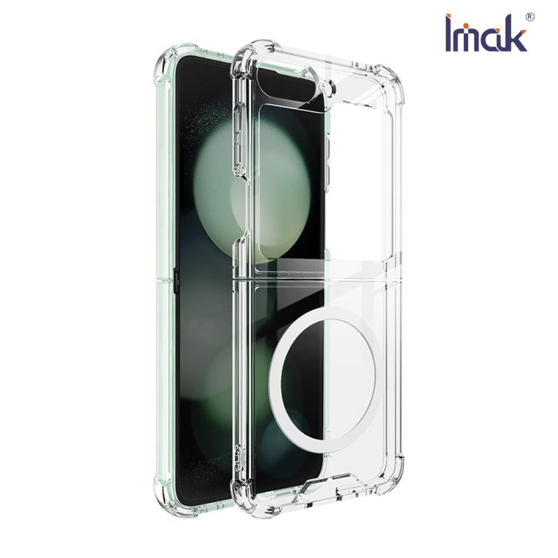 Imak 艾美克 SAMSUNG 三星 Galaxy Z Flip 6 5G 太空殼(磁吸款) 雙料殼 透明殼 保護殼 保護套 軟邊 硬背板 不發黃 支援 MagSafe