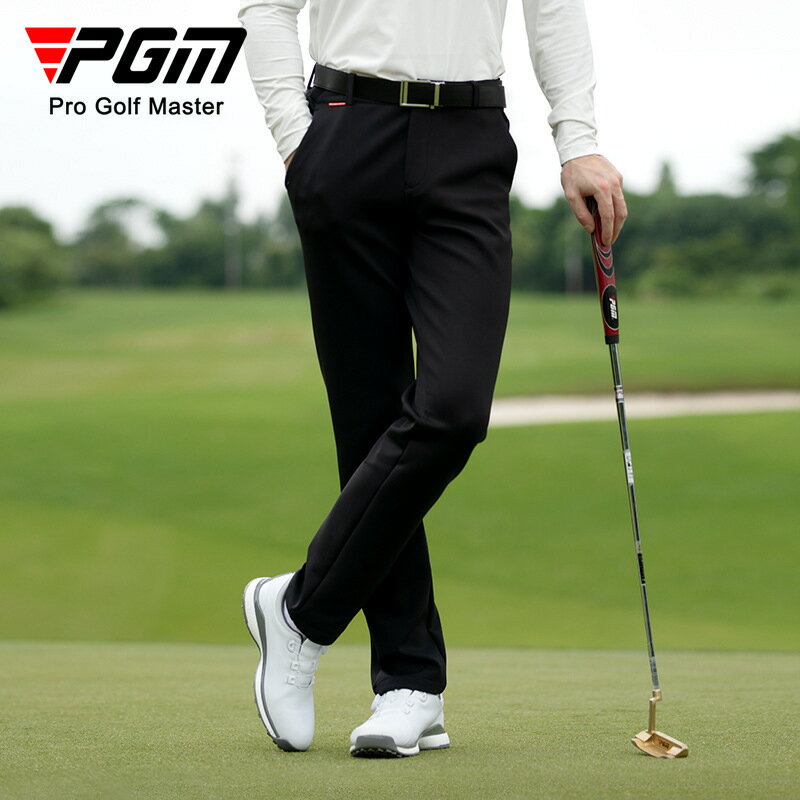 【元素運動】PGM高爾夫長褲男士褲子秋冬款服裝柔軟高彈男裝golf運動面料