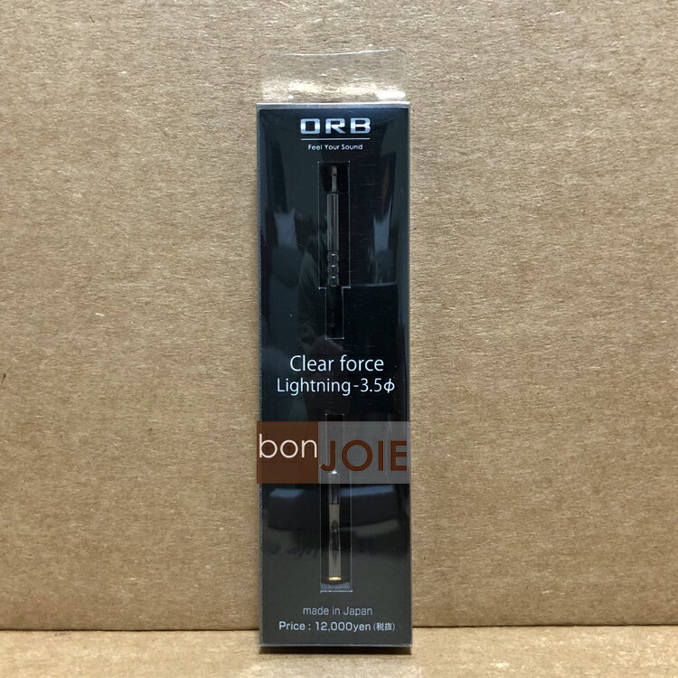 ::bonJOIE:: 日本進口 日本製 ORB Clear force Lightning 轉 3.5mm母座 轉接線 (全新盒裝) iphone ipad 耳機轉接線