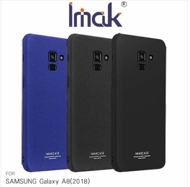 Imak SAMSUNG Galaxy A8+(2018) 創意支架牛仔殼 指環支架