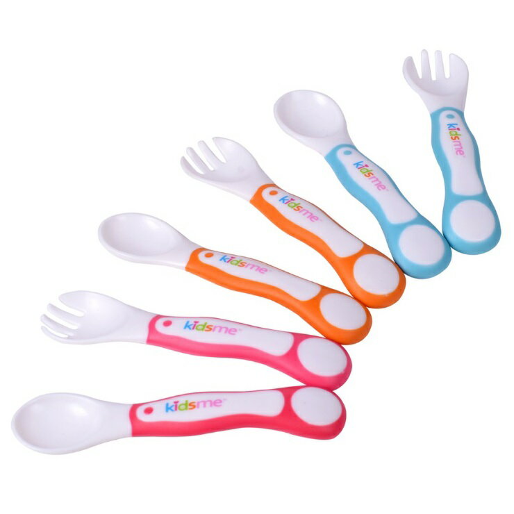 Kidsme 練習叉匙組(顏色隨機)