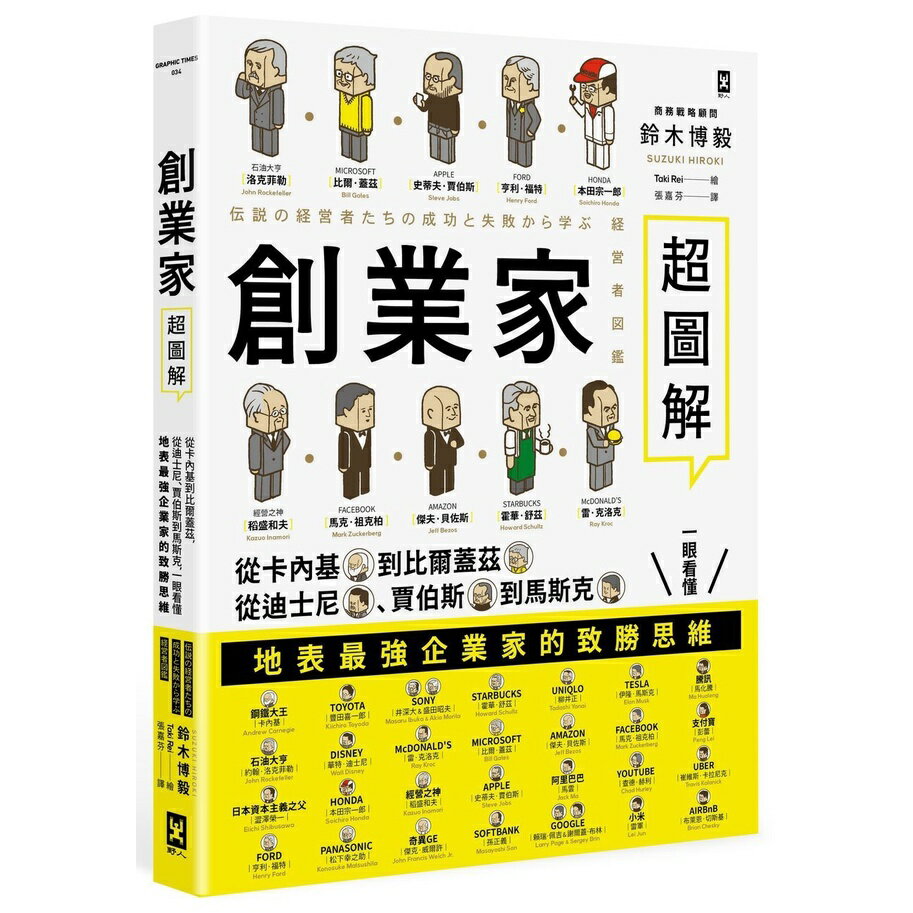 創業家超圖解：從卡內基到比爾蓋茲.從迪士尼.賈伯斯到馬斯克.一