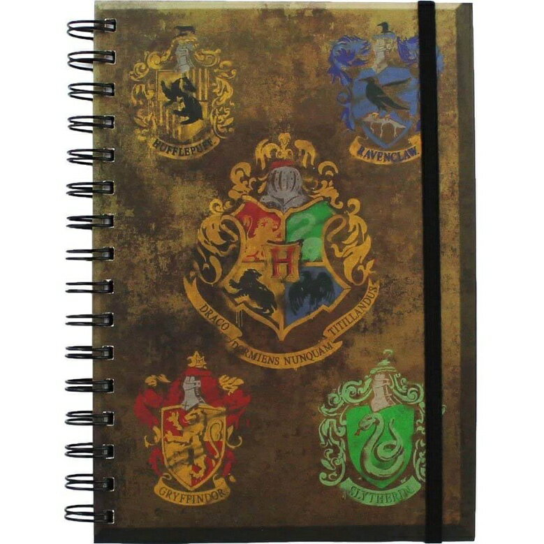 【哈利波特】霍格華茲 Hogwarts 仿舊風A5筆記本 Harry Potter