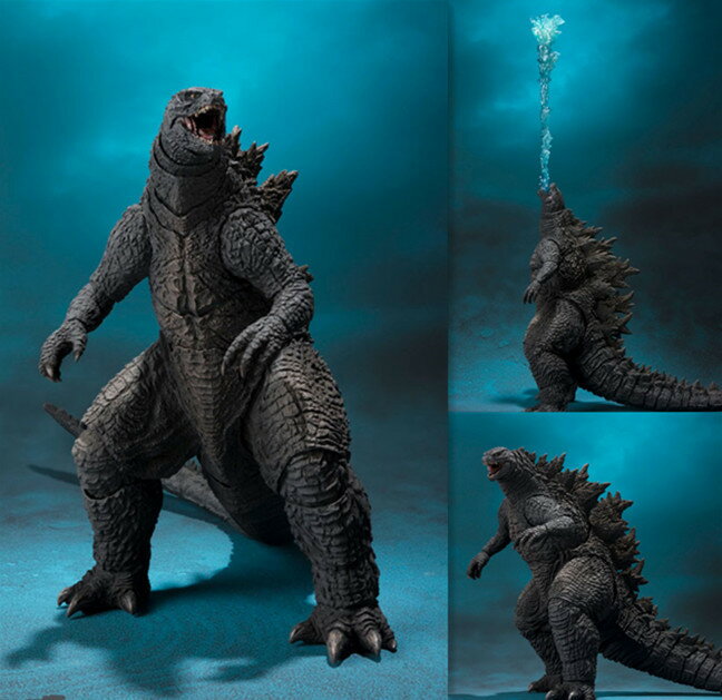 哥斯拉2手辦SHM 哥斯拉 Godzilla怪獸之王可動 模型擺件