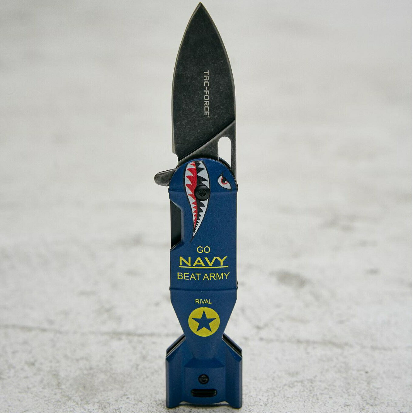TAC-FORCE Shark Bomb Knife 鯊魚炸彈造型小刀 TF-NA1039NAVY 海軍藍 Rival Navy