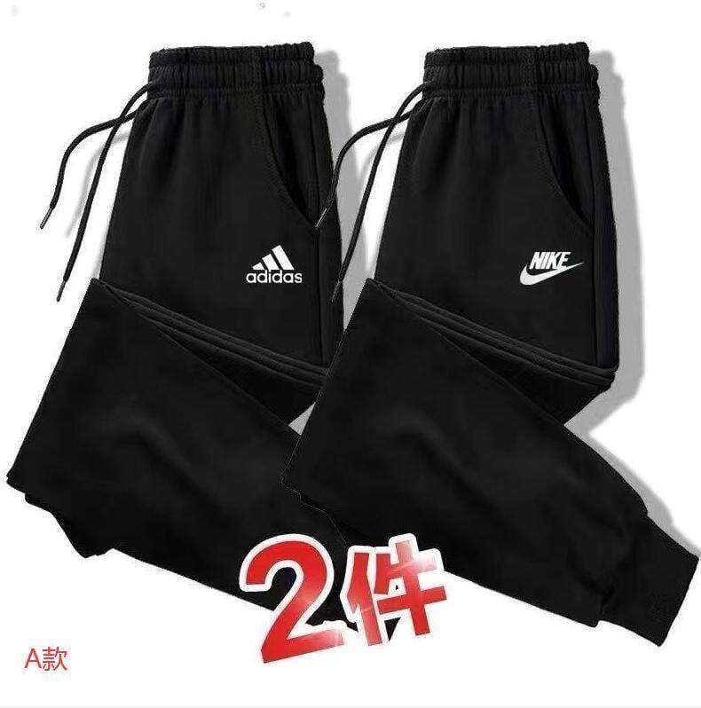 兩條秒殺價 愛迪達褲子 Adidas 耐吉 Nike 春秋長褲 三條槓褲子 運動褲 休閒褲 潮牌褲子 健身跑步褲 籃球褲