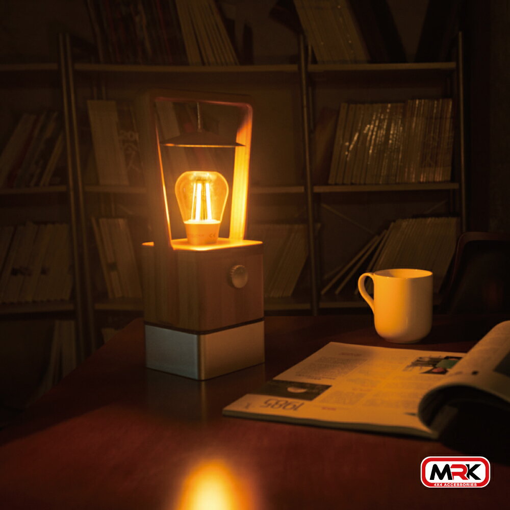 【MRK】秋野地 創意知竹LED桌燈 皮手把 戶外燈 極簡風 室内燈 Wild Land 掛燈 營燈 氣氛燈 3