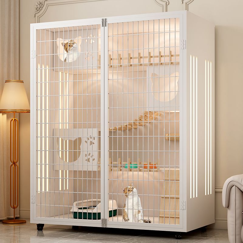 💥寵物別墅家用貓屋室內超大自由空間貓柜豪華貓咪房子全景籠子