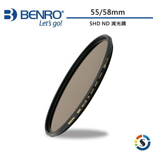 BENRO百諾 SHD ND 64/128/256/500/1000 圓形減光鏡(55/58mm)