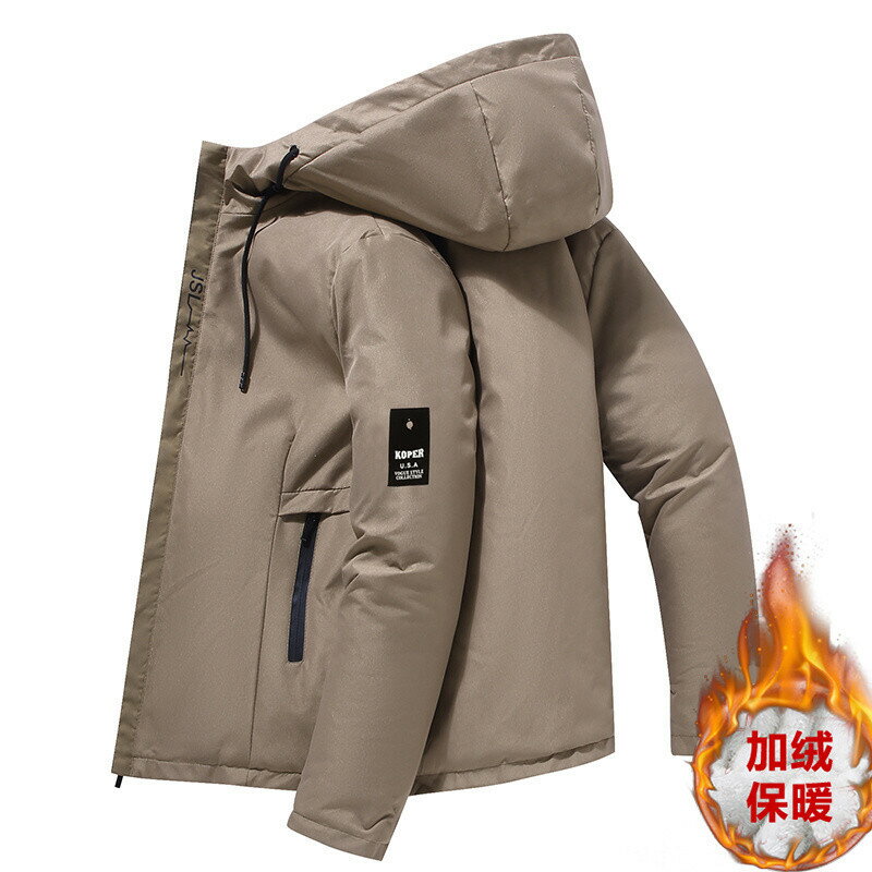 【秋冬新品】M-5XL大碼保暖外套 休閒外套 男裝外套 秋冬季新款棉衣男加絨加厚男士棉襖外套寬鬆短款休閒防寒保暖棉服