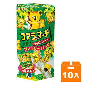 Lotte 樂天小熊餅家庭號 巧克力195g 10入 箱 康鄰超市 康鄰超市好康物廉網 Rakuten樂天市場