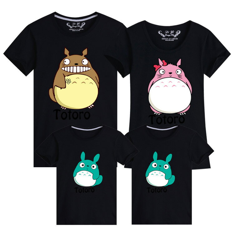 親子裝 純棉T恤 龍貓 短袖T恤 短T 全家福 團體服 童裝一家三口 一家四口 全家裝 母女裝 班服 櫻桃嚴選 3