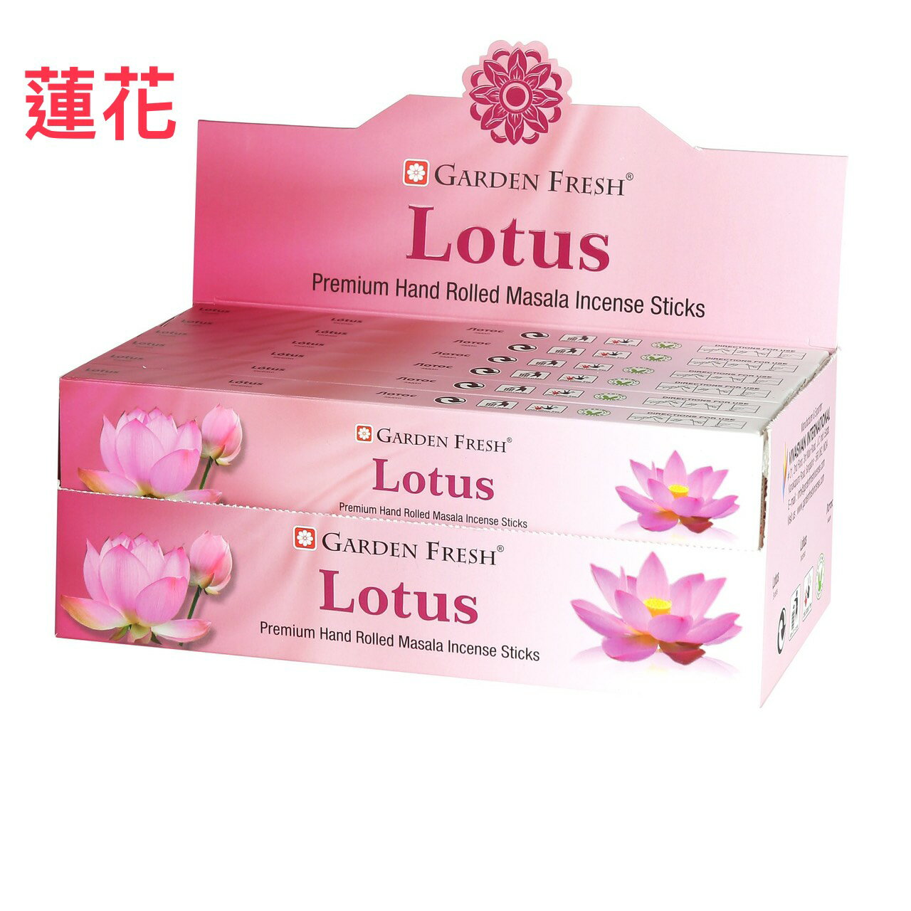 [綺異館]印度香 聖潔蓮花 15g 繽紛花園 Garden Fresh lotus 線香 薰香 香料香