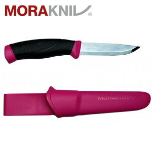 MORAKNIV 不鏽鋼直刀/露營小刀 Companion 瑞典製 12157/12094 桃紅