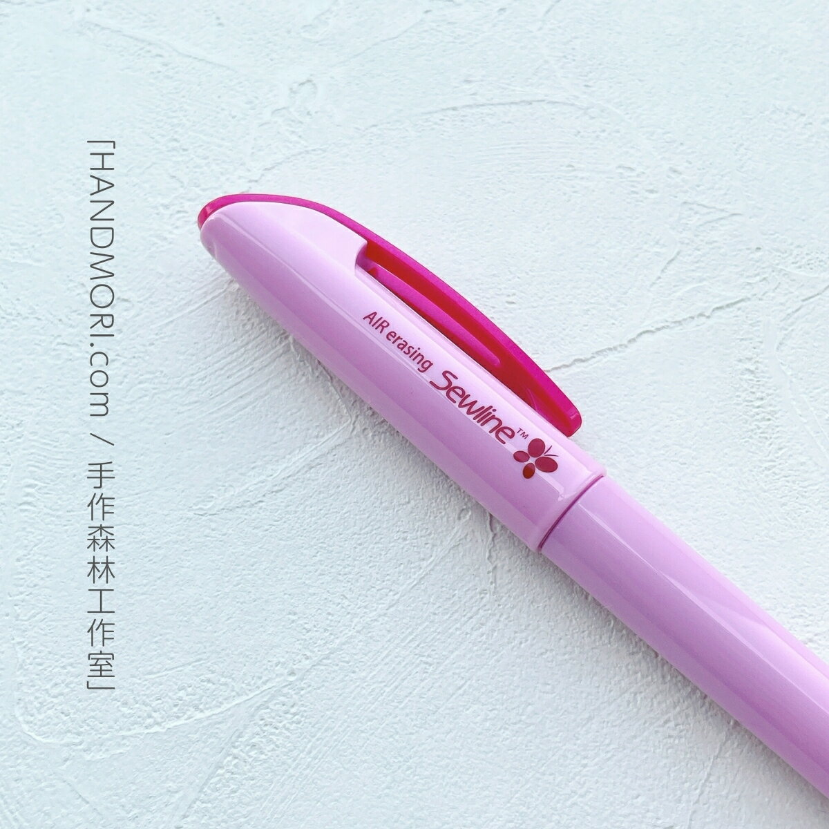 手作森林 日本製 Sewline【滾珠氣消筆】紫色 0.8mm 細字 蝴蝶牌 水消筆 記號筆 陶瓷滾珠筆頭 50027