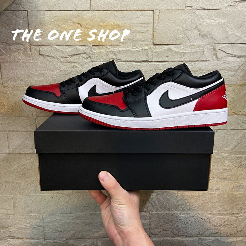 TheOneShop AIR JORDAN 1 Low Bred Toe 1代黑腳趾黑白紅553558-161