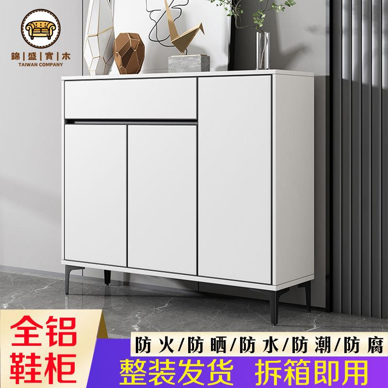 工廠現貨 鞋櫃 鋁合金鞋櫃 收納櫃 全鋁合金鞋櫃家用門口可定製玄關櫃室外戶外防水防曬陽臺儲物櫃子免運/開立發票 全館折扣 年中鉅惠 j5426