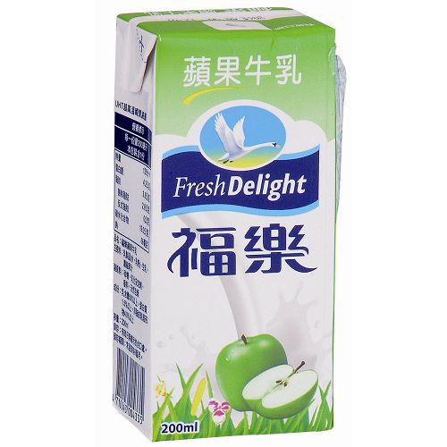 <br/><br/>  福樂蘋果牛奶200ml*6瓶【愛買】<br/><br/>