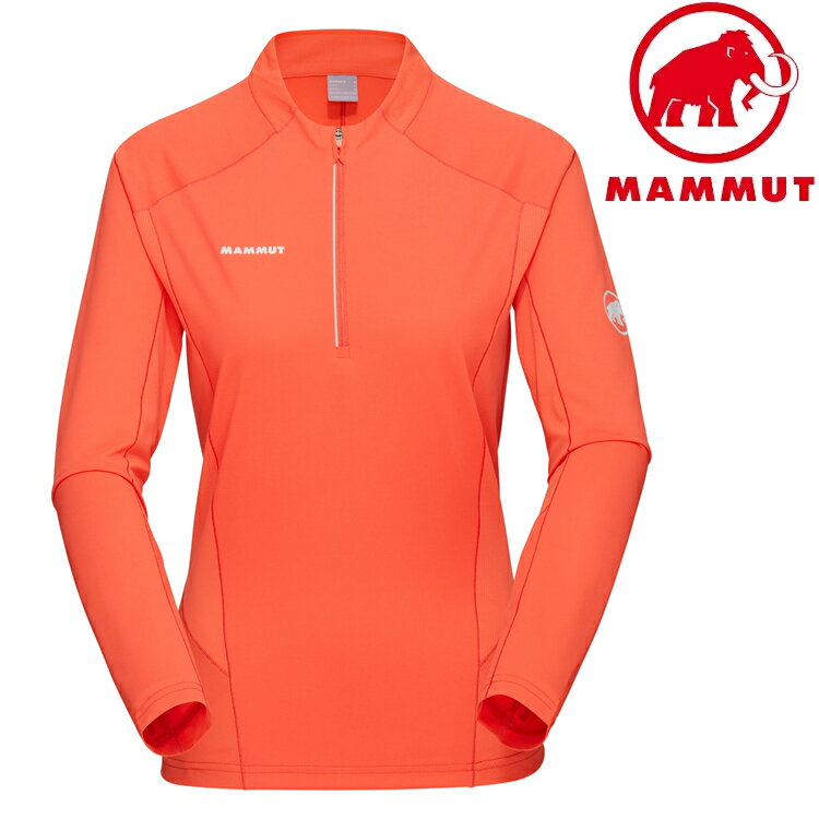 Mammut 長毛象 Aenergy FL Half Zip 女款 長袖半門襟排汗衣 1016-01340 2280 蜜桃粉