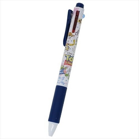 大賀屋 玩具總動員 三色 原子筆 多色筆 皮克斯 迪士尼 文具 胡迪 三眼怪 巴斯光年 日本製 正版 J00011114