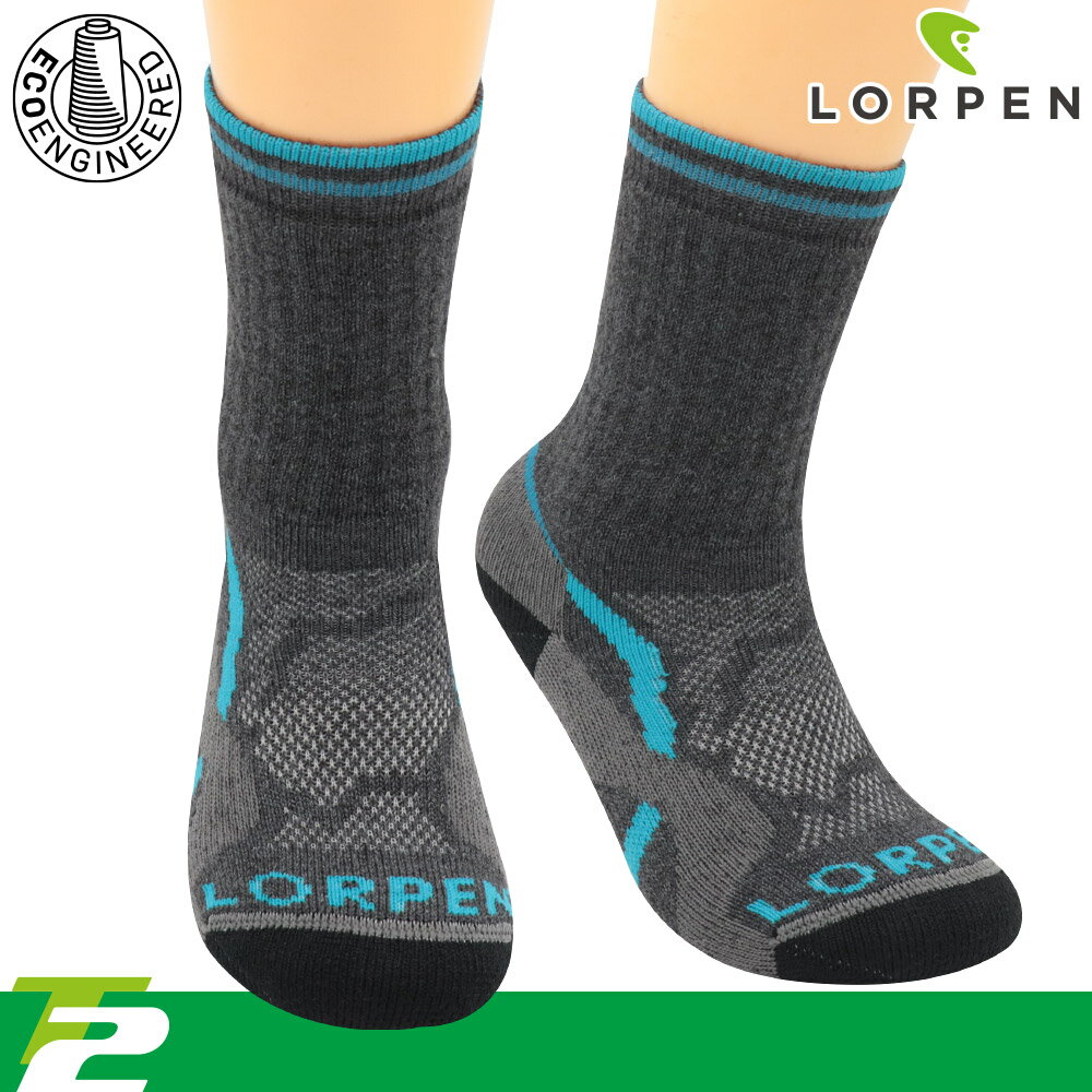 Lorpen T2 女美麗諾羊毛健行襪 ECO T2MWE(III) / 城市綠洲 (襪子 羊毛襪 保暖襪 中筒襪)