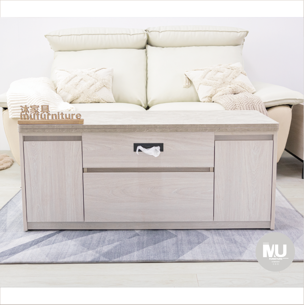 【沐傢俱Mufurniture】Feixia 緩升降茶几/客廳/收納
