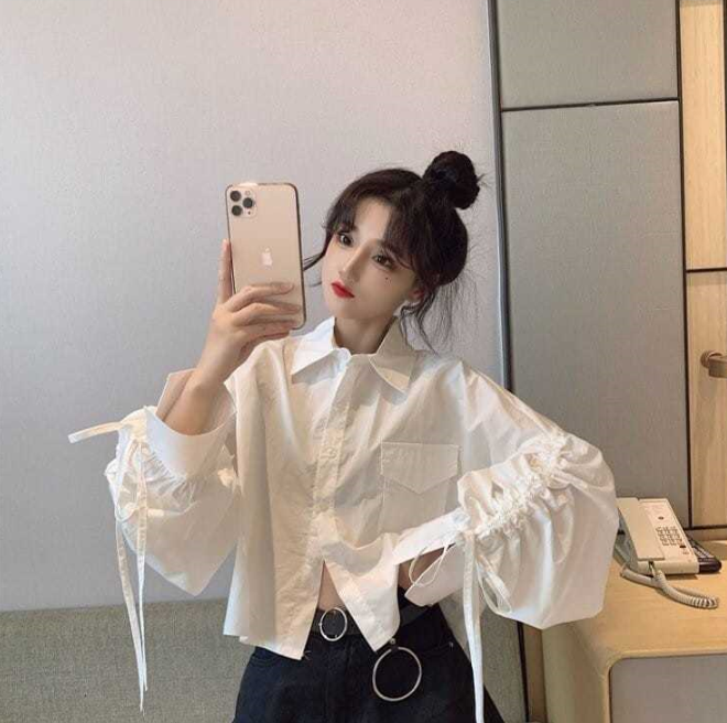 娃娃領甜美寬松百搭長袖襯衫上衣時尚法式女裝潮秋季新款