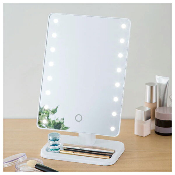 可調光LED燈鏡 桌鏡 附托盤 NITORI宜得利家居